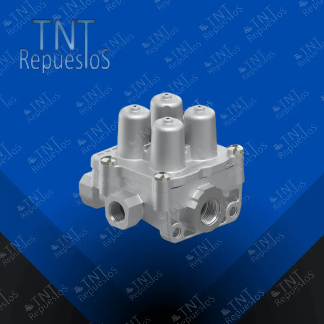 Válvula 4 Circuitos tipo Wabco modelo nuevo. Iveco. Reemplaza: 9347141190 / 9347140190