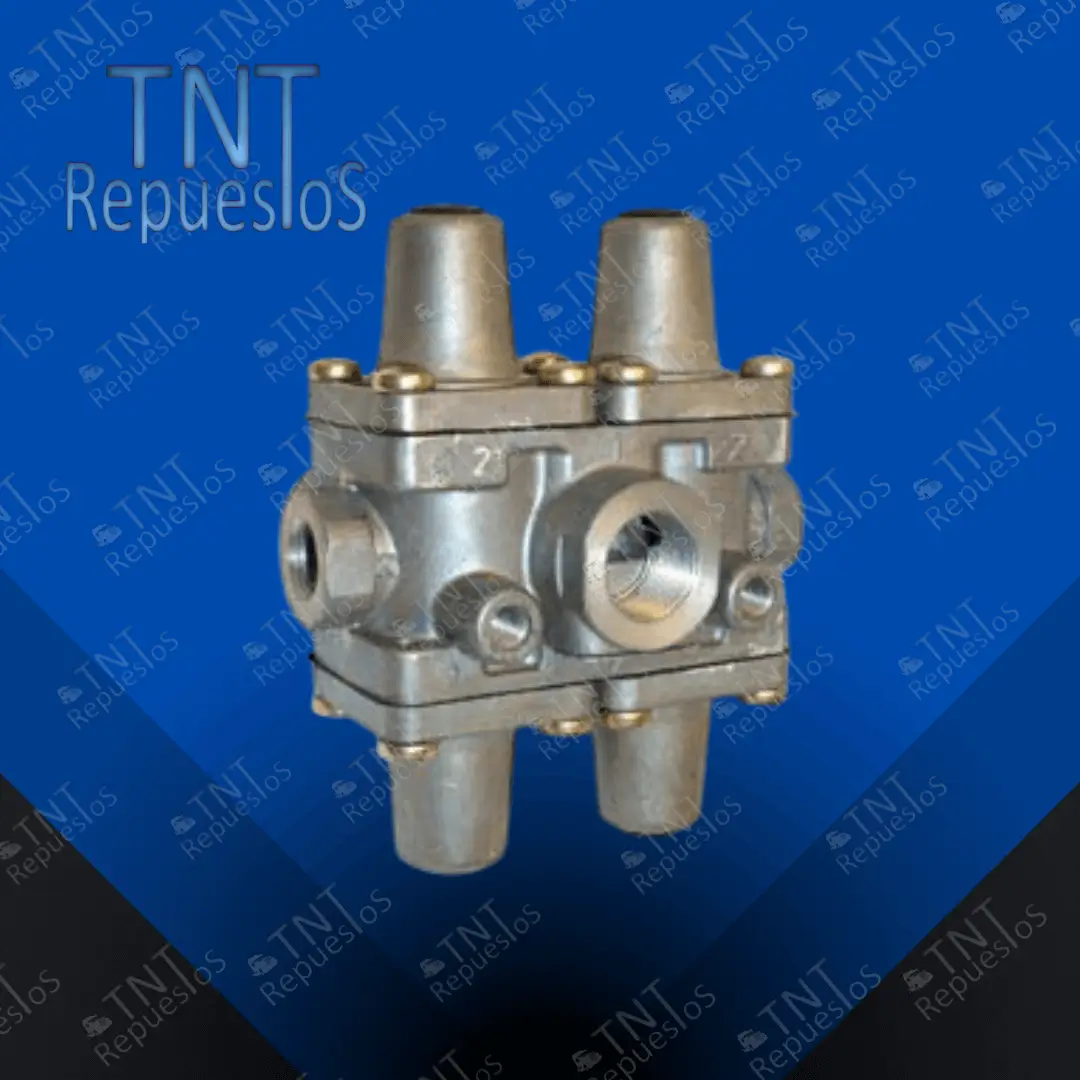 Válvula 4 circuitos sin retención tipo Wabco. Scania. Reemplaza: 9347023810 / 9347023870 5140 I