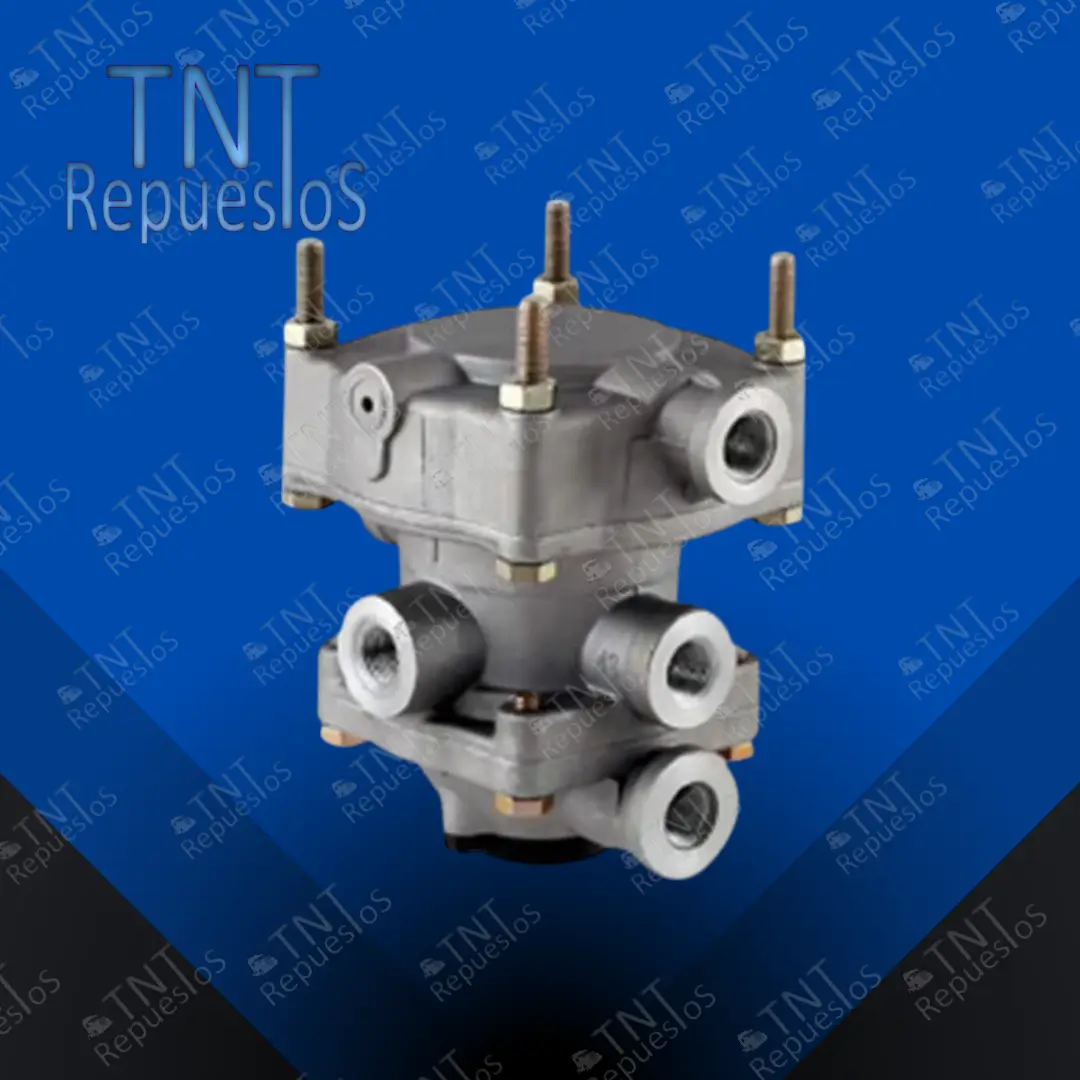Válvula distribuidora, tipo Wabco.
                        Mercedes Benz, Volvo, Scania. Reemplaza: 973 002 402 0